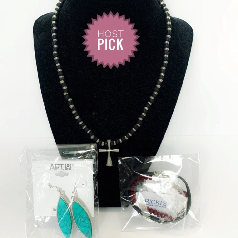 Beaded FASHION Jewelry Silver Bundle Lot - 4 Pieces - NEW!